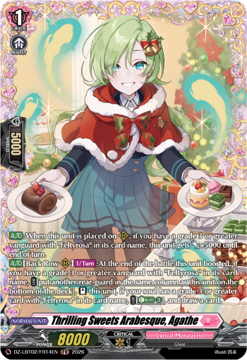 Thrilling Sweets Arabesque, Agathe: DZ Lyrical Booster 02: Lyrical Monasterio Season of Wonders