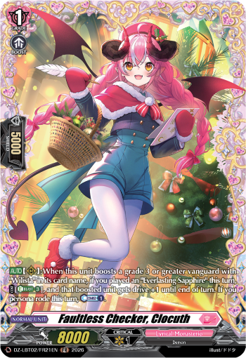 Faultless Checker, Clocuth: DZ Lyrical Booster 02: Lyrical Monasterio Season of Wonders