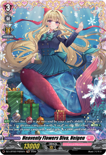 Heavenly Flowers Diva, Neigeu: DZ Lyrical Booster 02: Lyrical Monasterio Season of Wonders