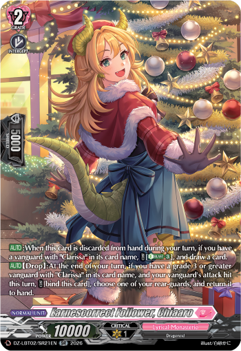 Earnescorrect Follower, Chiaaro: DZ Lyrical Booster 02: Lyrical Monasterio Season of Wonders