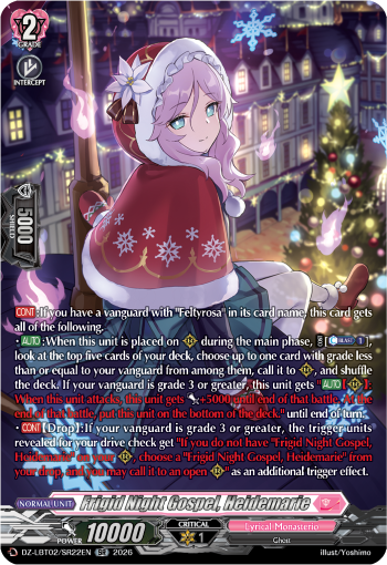 Frigid Night Gospel, Heidemarie: DZ Lyrical Booster 02: Lyrical Monasterio Season of Wonders