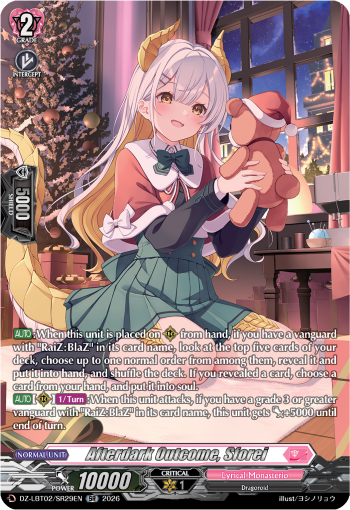 Afterdark Outcome, Sforei: DZ Lyrical Booster 02: Lyrical Monasterio Season of Wonders