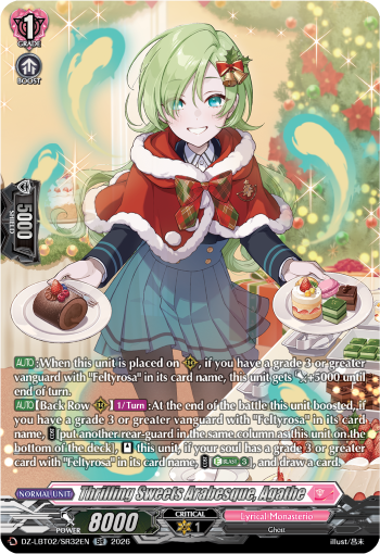 Thrilling Sweets Arabesque, Agathe: DZ Lyrical Booster 02: Lyrical Monasterio Season of Wonders