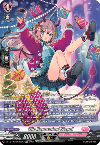 Slip Happening! Siygul: DZ Lyrical Booster 02: Lyrical Monasterio Season of Wonders