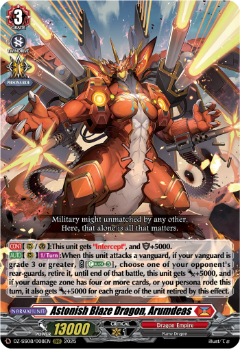 Astonish Blaze Dragon, Arumdeas: Special Series 08: Festival Booster 2025