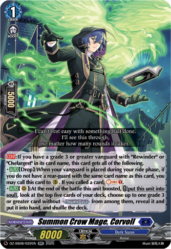 Summon Crow Mage, Corvoll: Special Series 08: Festival Booster 2025