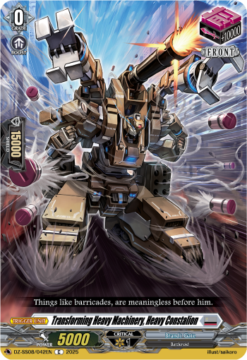 Transforming Heavy Machinery, Heavy Constalion: Special Series 08: Festival Booster 2025