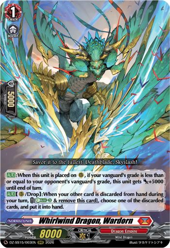 Whirlwind Dragon, Wardorn: Special Series 15: The Legendary Vanguards