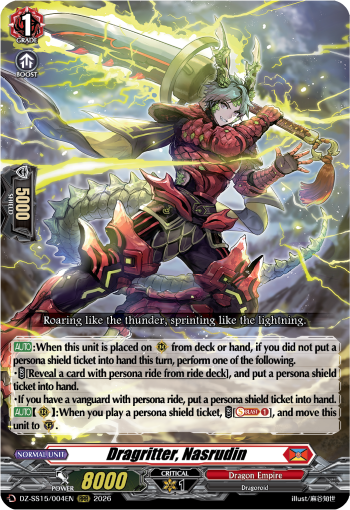 Dragritter, Nasrudin: Special Series 15: The Legendary Vanguards