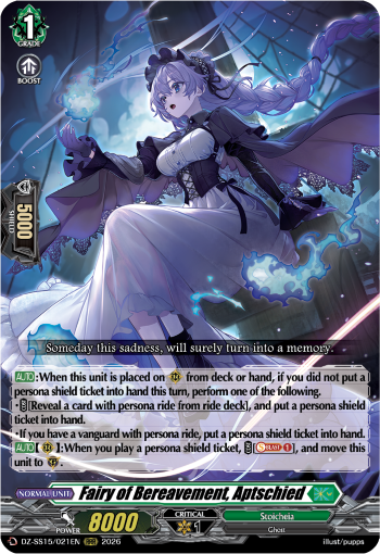 Fairy of Bereavement, Aptschied: Special Series 15: The Legendary Vanguards