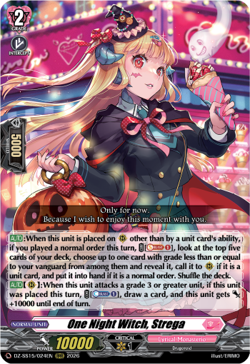 One Night Witch, Strega: Special Series 15: The Legendary Vanguards