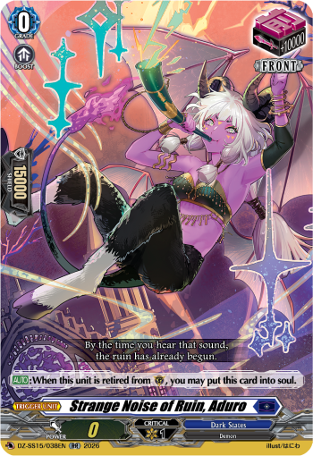 Strange Noise of Ruin, Aduro: Special Series 15: The Legendary Vanguards