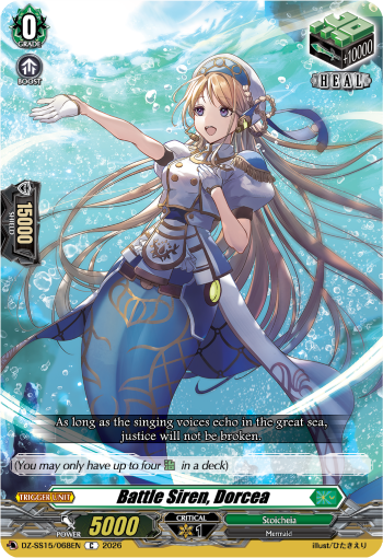 Battle Siren, Dorcea: Special Series 15: The Legendary Vanguards