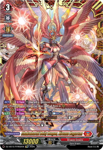 Chakrabarthi Deity Dragon, Nirvana Bagarvan: Special Series 15: The Legendary Vanguards
