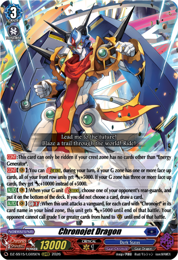 Chronojet Dragon: Special Series 15: The Legendary Vanguards