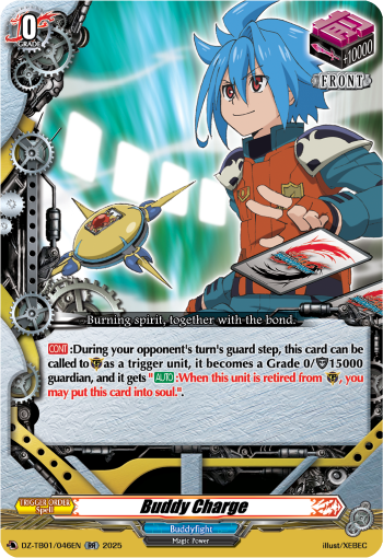 Buddy Charge: Cardfight!! Vanguard Title Booster 01: “Future Card Buddyfight”