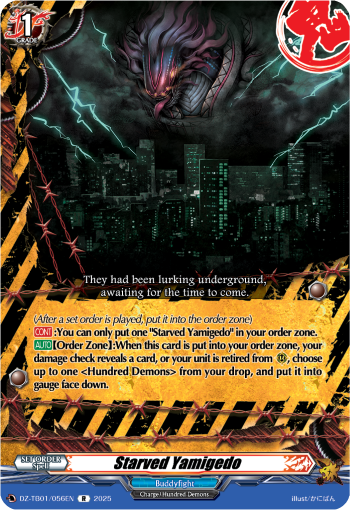 Starved Yamigedo: Cardfight!! Vanguard Title Booster 01: “Future Card Buddyfight”