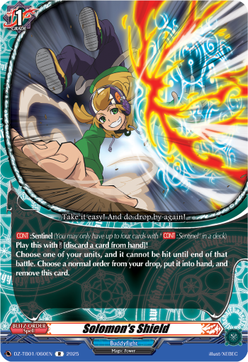 Solomon's Shield: Cardfight!! Vanguard Title Booster 01: “Future Card Buddyfight”