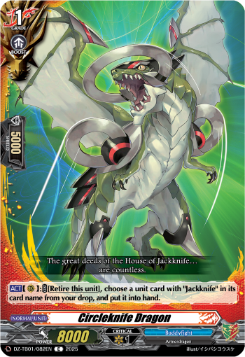 Circleknife Dragon: Cardfight!! Vanguard Title Booster 01: “Future Card Buddyfight”