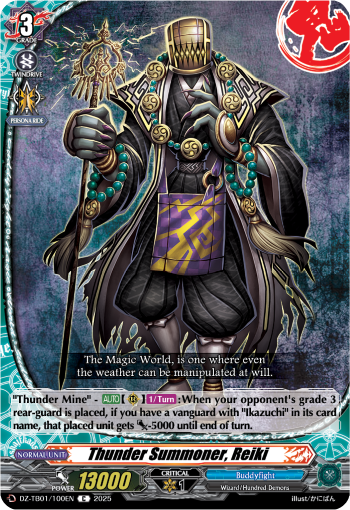 Thunder Summoner, Reiki: Cardfight!! Vanguard Title Booster 01: “Future Card Buddyfight”