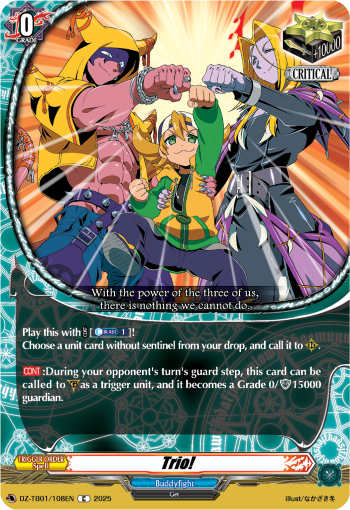 Trio!: Cardfight!! Vanguard Title Booster 01: “Future Card Buddyfight”