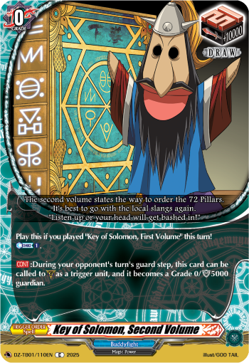 Key of Solomon, Second Volume: Cardfight!! Vanguard Title Booster 01: “Future Card Buddyfight”