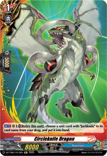 Circleknife Dragon: Cardfight!! Vanguard Title Booster 01: “Future Card Buddyfight”