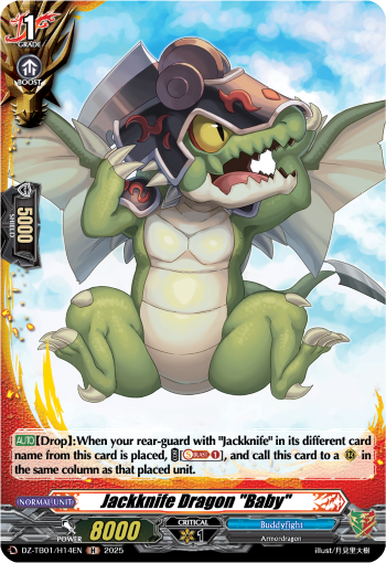Jackknife Dragon Baby: Cardfight!! Vanguard Title Booster 01: “Future Card Buddyfight”
