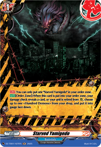 Starved Yamigedo: Cardfight!! Vanguard Title Booster 01: “Future Card Buddyfight”