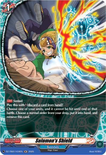 Solomon's Shield: Cardfight!! Vanguard Title Booster 01: “Future Card Buddyfight”