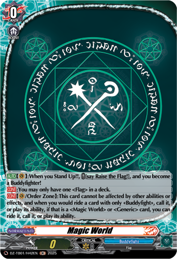 Magic World: Cardfight!! Vanguard Title Booster 01: “Future Card Buddyfight”