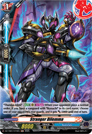 Stranger Dilemma: Cardfight!! Vanguard Title Booster 01: “Future Card Buddyfight”