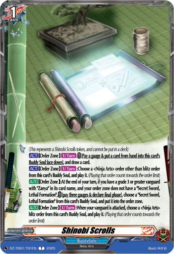 Shinobi Scrolls: Cardfight!! Vanguard Title Booster 01: “Future Card Buddyfight”