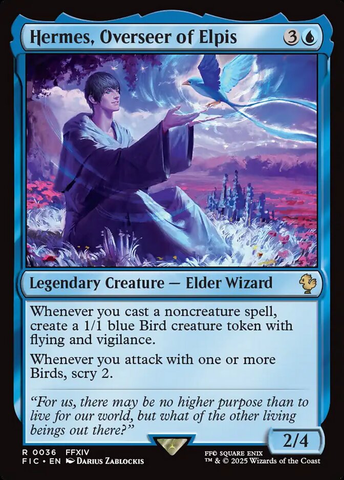 Hermes, Overseer of Elpis (Surge Foil) - (Foil): Final Fantasy Commander