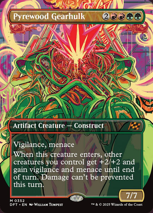 Pyrewood Gearhulk (Borderless): Aetherdrift