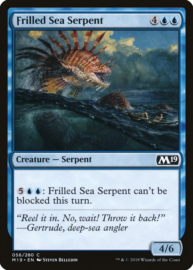 Frilled Sea Serpent: Core Set 2019