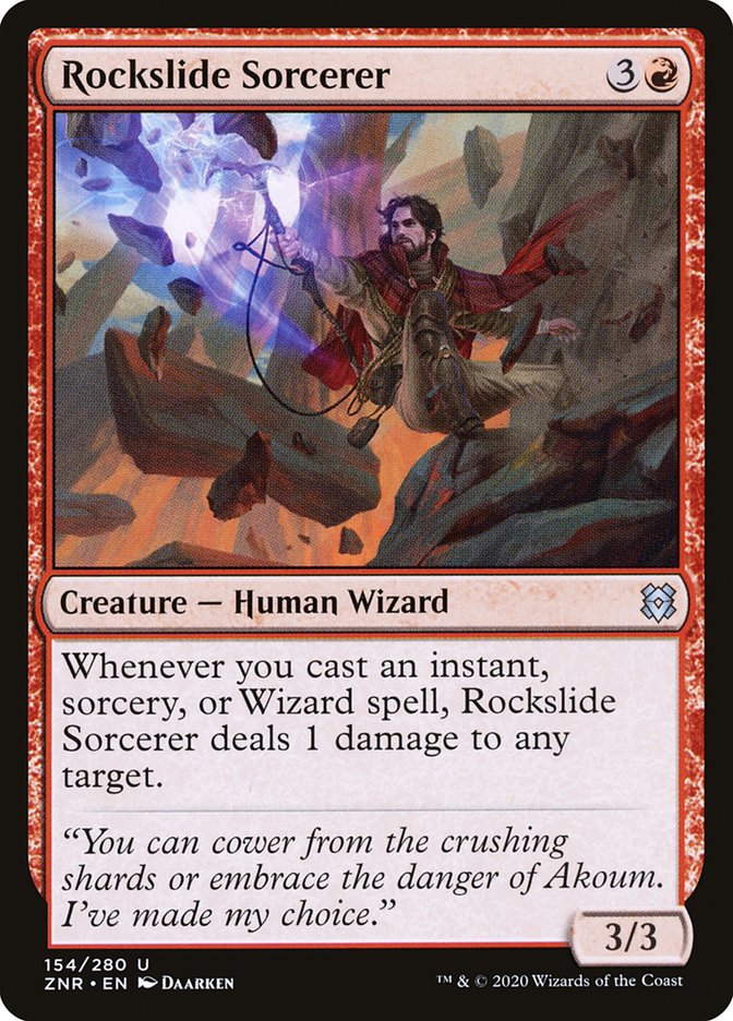 Rockslide Sorcerer: Zendikar Rising