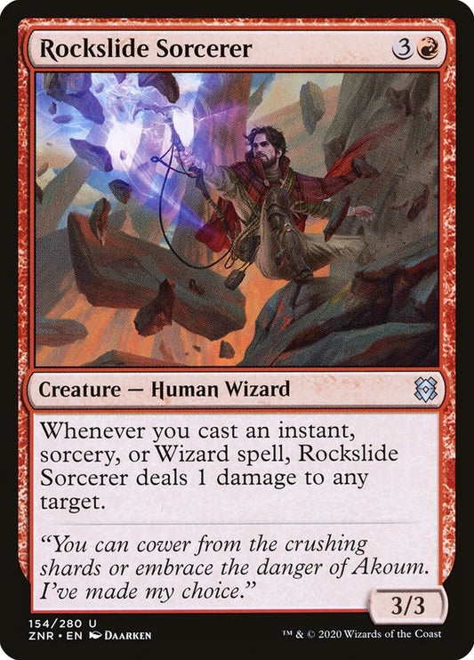 Rockslide Sorcerer: Zendikar Rising