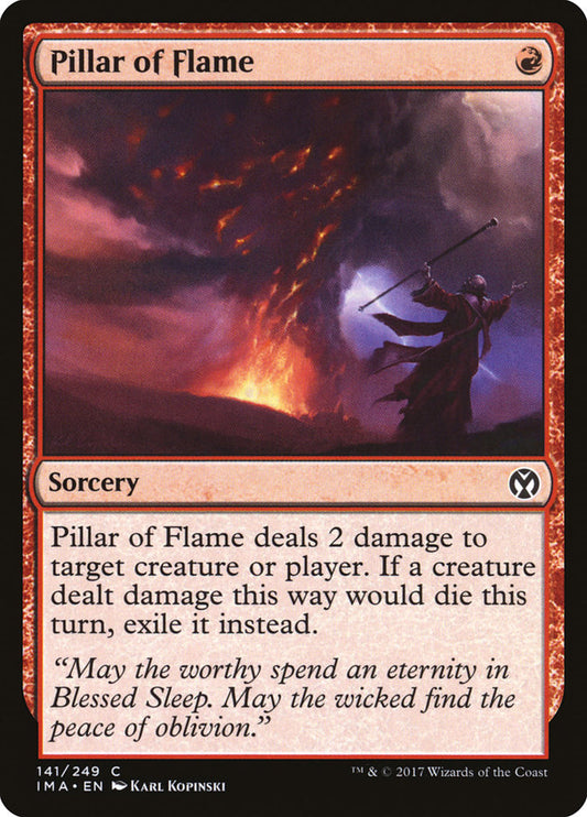 Pillar of Flame - (Foil): Iconic Masters