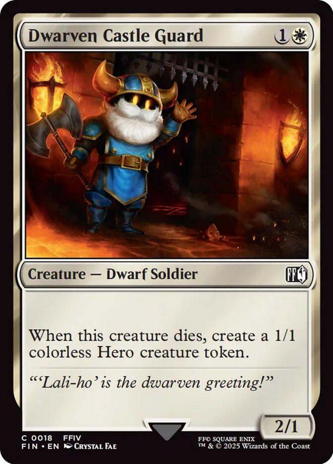Dwarven Castle Guard - (Foil): Final Fantasy
