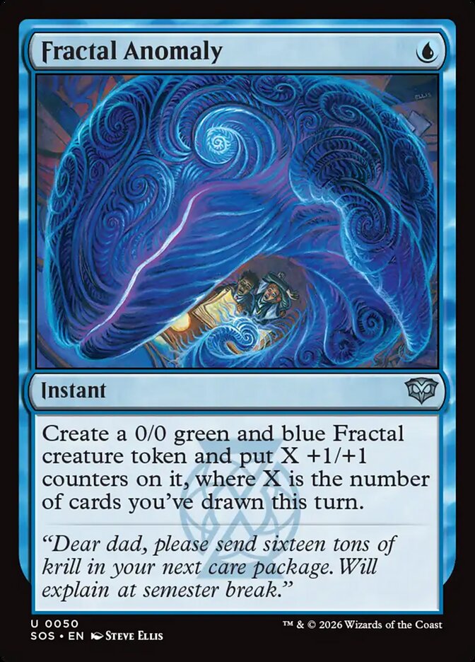 Fractal Anomaly - (Foil): Secrets of Strixhaven