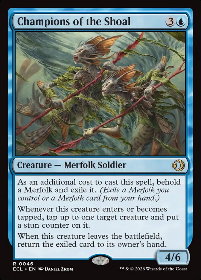 Champions of the Shoal - (Foil): Lorwyn Eclipsed