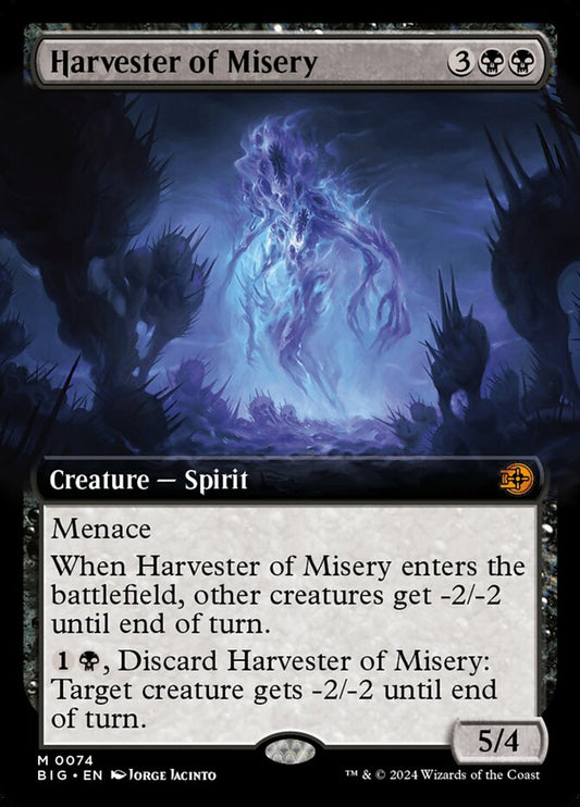 Harvester of Misery (#074) (Extended Art) - (Foil): The Big Score