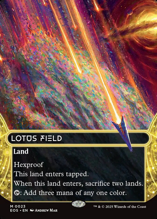 Lotus Field (#023) (Borderless): Edge of Eternities: Stellar Sights