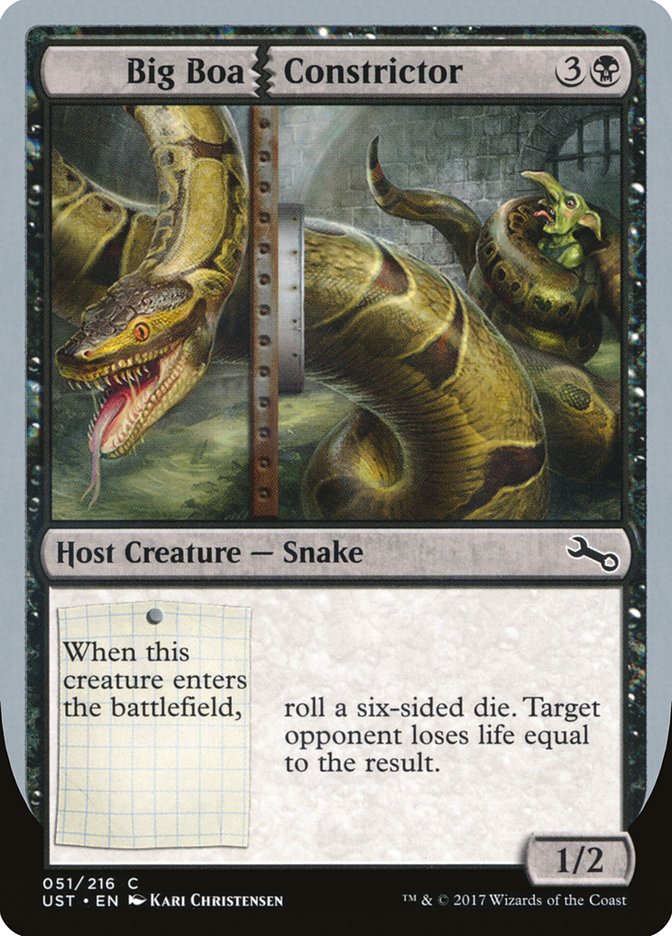 Big Boa Constrictor - (Foil): Unstable