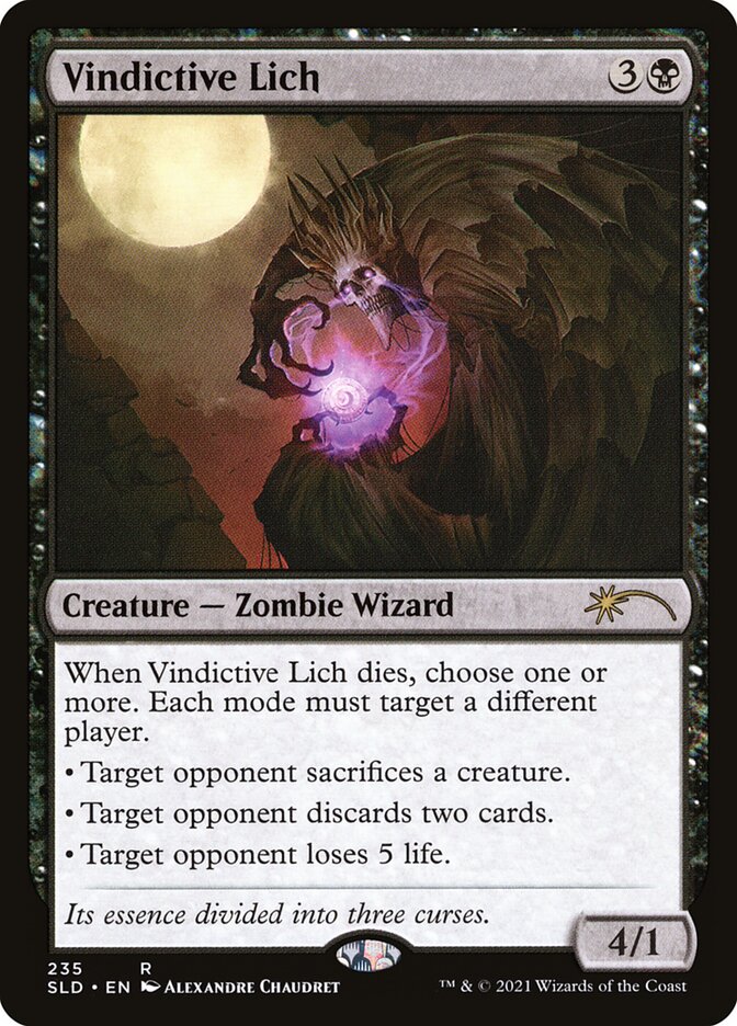 Vindictive Lich (Secret Lair) (#235) - (Foil)