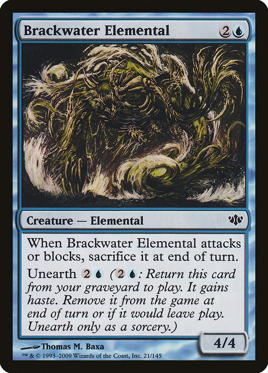 Brackwater Elemental - (Foil): Conflux