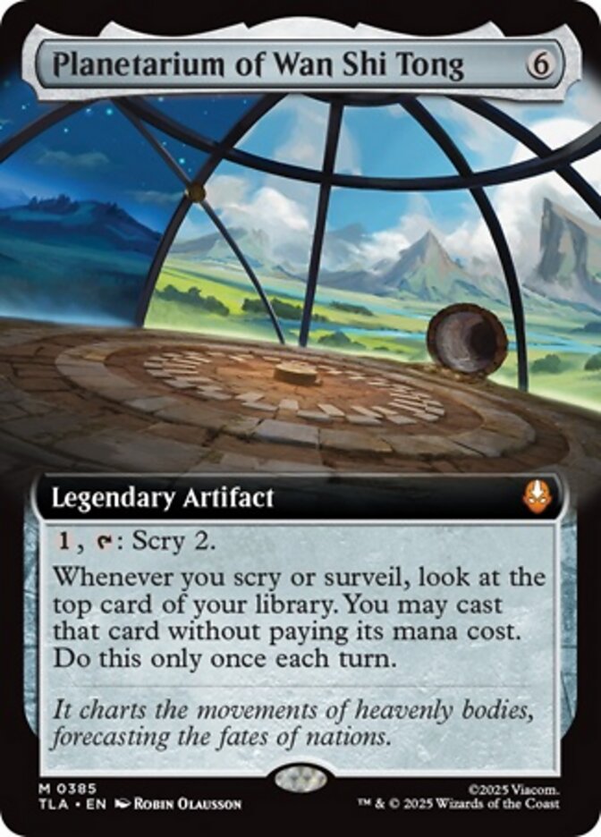 Planetarium of Wan Shi Tong (Extended Art) - (Foil): Avatar: The Last Airbender