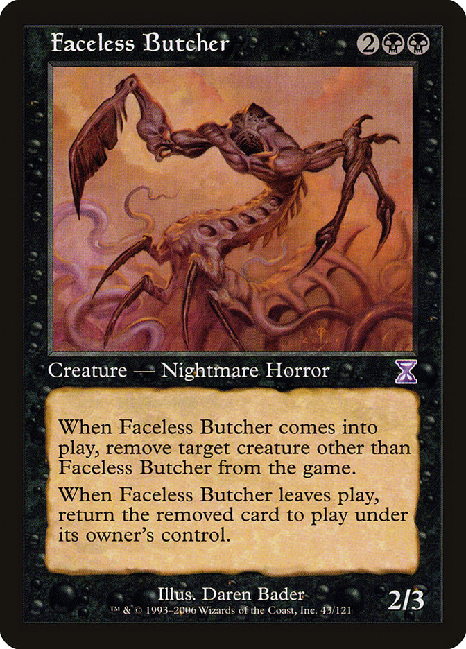 Faceless Butcher: Time Spiral Timeshifted