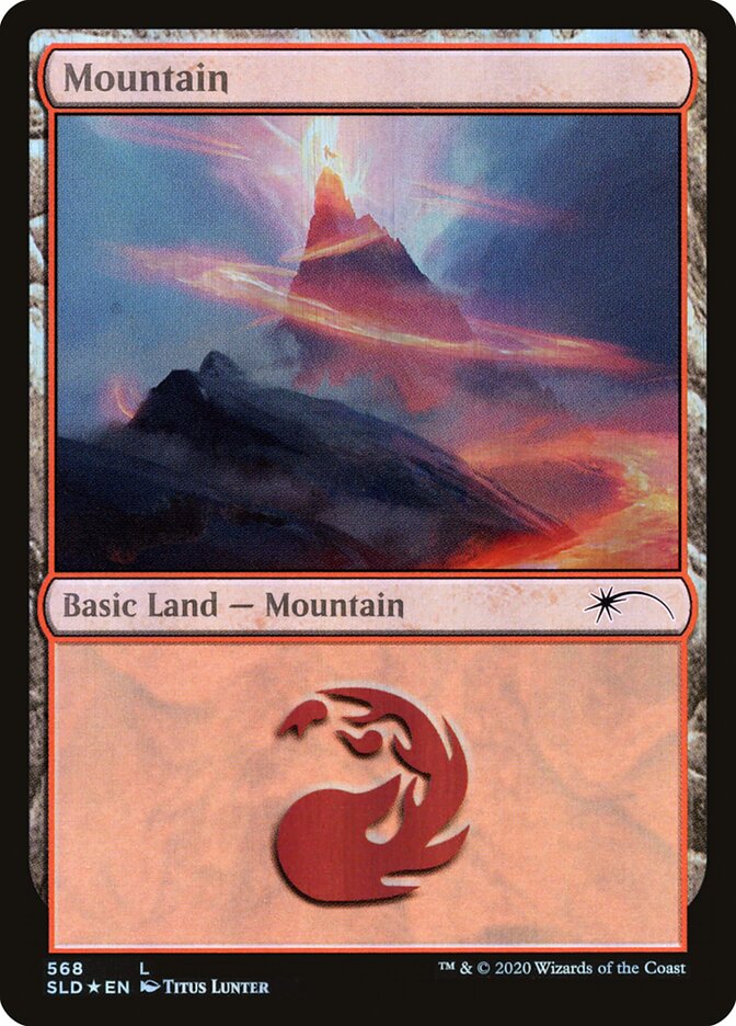 Mountain (Secret Lair) (#568) - (Foil): Secret Lair Drop